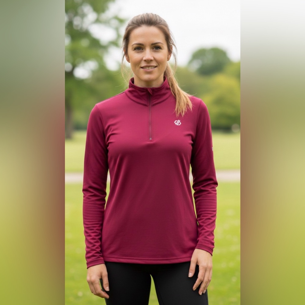 NWT!! Dare 2B Long Sleeve Stretch 1/4 Zip Ski Baselayer Top Size 8 / Medium